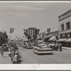 Parade. Fourth of July, Vale, Oregon. All floats were patriotic in decorations this year