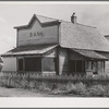 Old bank building now used as residence. Cascade, Idaho. The town moved from its old location to the highway about a mile west