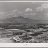 Cherry orchards at Emmett, Gem County, Idaho. Notice the wide irrigation ditches. Water for irrigation is supplied by the Black Canyon Reservoir