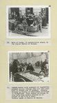 Two Photographs Sale of books, in perambulator stand, in the Jewish Ghetto of Warsaw.  Jewish vendor with pushcart of vegetables.