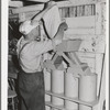 Wheat sampling machine. Walla Walla, Washington