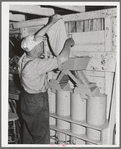 Wheat sampling machine. Walla Walla, Washington