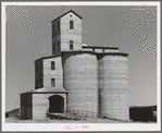 Privately-owned wheat elevator on farm in Eureka Flats. Walla Walla County, Washington