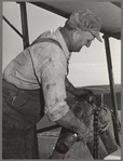 Oiling the combine. Walla Walla County, Washington