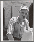 He gathers samples of wheat for a central sampling and testing station. Walla Walla County, Washington