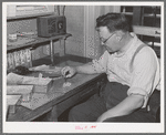 State inspector separating rye from wheat. Walla Walla County, Washington