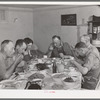 Harvest hands at dinner. Walla Walla County, Washington