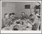 Harvest hands at dinner. Walla Walla County, Washington