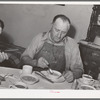 Harvest hands at dinner. Walla Walla County, Washington