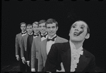 Robert Salvio [right] and unidentified others in the 1968 tour of the stage production Cabaret