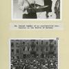 Two Photographs Jewish vendor of an unattractive confection in the Ghetto....  Milling throngs in Jewish Ghetto.