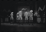 Melissa Hart and unidentified others in the 1968 National tour of the stage production Cabaret