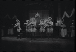 Melissa Hart and unidentified others in the 1968 National tour of the stage production Cabaret