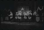 Melissa Hart and unidentified others in the 1968 National tour of the stage production Cabaret
