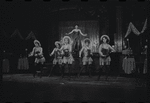 Melissa Hart and unidentified others in the 1968 National tour of the stage production Cabaret