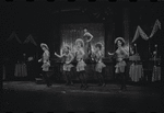 Melissa Hart and unidentified others in the 1968 National tour of the stage production Cabaret