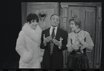 Melissa Hart, Leo Fuchs and Signe Hasso in the 1968 National tour of the stage production Cabaret