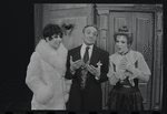 Melissa Hart, Leo Fuchs and Signe Hasso in the 1968 National tour of the stage production Cabaret