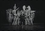 Robert Salvio and unidentified others in the 1968 National tour of the stage production Cabaret