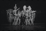 Robert Salvio and unidentified others in the 1968 National tour of the stage production Cabaret