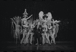 Robert Salvio and unidentified others in the 1968 National tour of the stage production Cabaret