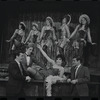 Melissa Hart [center] and unidentified others in the 1968 National tour of the stage production Cabaret