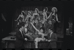 Melissa Hart [center] and unidentified others in the 1968 National tour of the stage production Cabaret