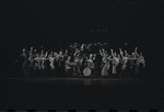 Robert Salvio [center] and unidentified others in the 1968 National tour of the stage production Cabaret