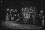 Melissa Hart [center] and unidentified others in the 1968 National tour of the stage production Cabaret