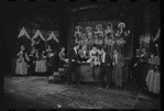 Melissa Hart [center] and unidentified others in the 1968 National tour of the stage production Cabaret