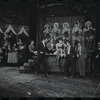 Melissa Hart [center] and unidentified others in the 1968 National tour of the stage production Cabaret