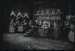 Melissa Hart [center] and unidentified others in the 1968 National tour of the stage production Cabaret