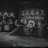 Melissa Hart [center] and unidentified others in the 1968 National tour of the stage production Cabaret