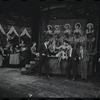 Melissa Hart [center] and unidentified others in the 1968 National tour of the stage production Cabaret