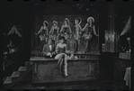 Melissa Hart [center] and unidentified others in the 1968 National tour of the stage production Cabaret