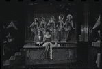 Melissa Hart [center] and unidentified others in the 1968 National tour of the stage production Cabaret