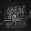 Melissa Hart [center] and unidentified others in the 1968 National tour of the stage production Cabaret