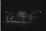 Melissa Hart [center] and unidentified others in the 1968 National tour of the stage production Cabaret