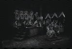 Melissa Hart [center], Gene Rupert [right] and unidentified others in the 1968 National tour of the stage production Cabaret