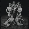 Robert Salvio [center] and unidentified others in the 1968 National tour of the stage production Cabaret