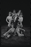 Robert Salvio [center] and unidentified others in the 1968 National tour of the stage production Cabaret