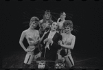 Robert Salvio [center] and unidentified others in the 1968 National tour of the stage production Cabaret