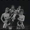 Robert Salvio [center] and unidentified others in the 1968 National tour of the stage production Cabaret