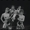 Robert Salvio [center] and unidentified others in the 1968 National tour of the stage production Cabaret