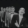 Robert Salvio [center] and unidentified others in the 1968 National tour of the stage production Cabaret