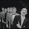 Robert Salvio [center] and unidentified others in the 1968 National tour of the stage production Cabaret