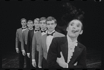 Robert Salvio [center] and unidentified others in the 1968 National tour of the stage production Cabaret