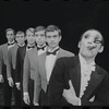 Robert Salvio [center] and unidentified others in the 1968 National tour of the stage production Cabaret