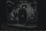 Gene Rupert [far left], Michael Toles [far right] and unidentified others in the 1968 tour of the stage production Cabaret