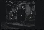 Gene Rupert [far left], Michael Toles [far right] and unidentified others in the 1968 tour of the stage production Cabaret